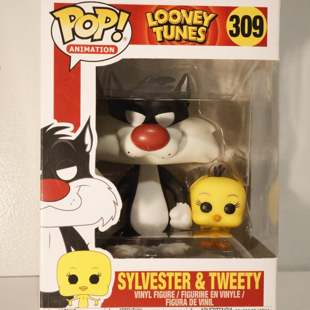 Funko Looney Tunes POP! Animation Sylvester & Tweety Vinyl Figure